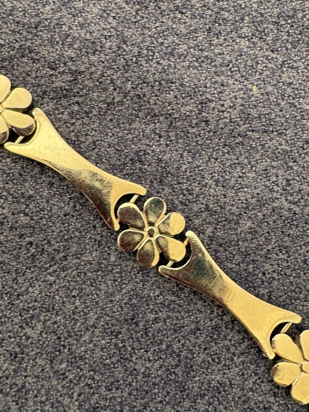 925 Sterling Silver bracelet with flowers - Picture 6 of 10